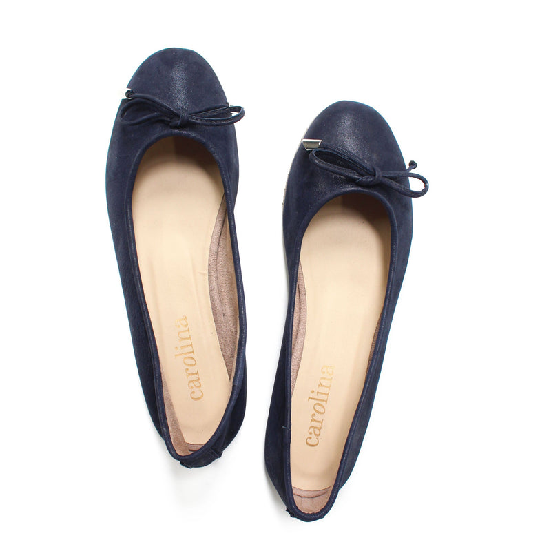 navy ballet flats australia