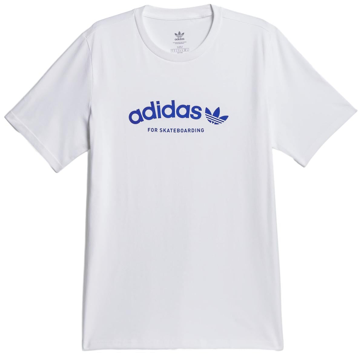 Adidas 4.0 Arched T-Shirt - White/Team Royal Blue