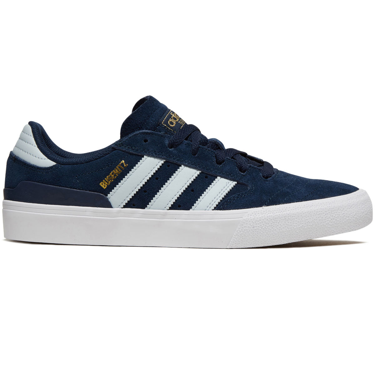 Adidas Busenitz Vulc II Shoes - Collegiate Navy/Halo Blue/Gold Foi