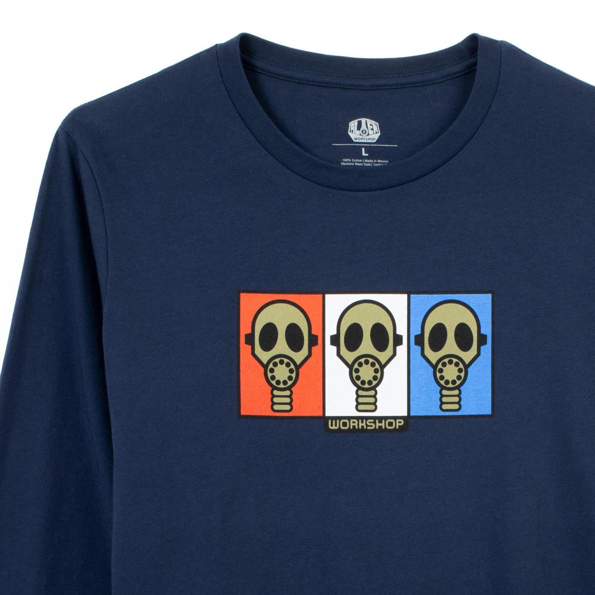 Alien Workshop Gas Mask Long Sleeve T-Shirt - Navy