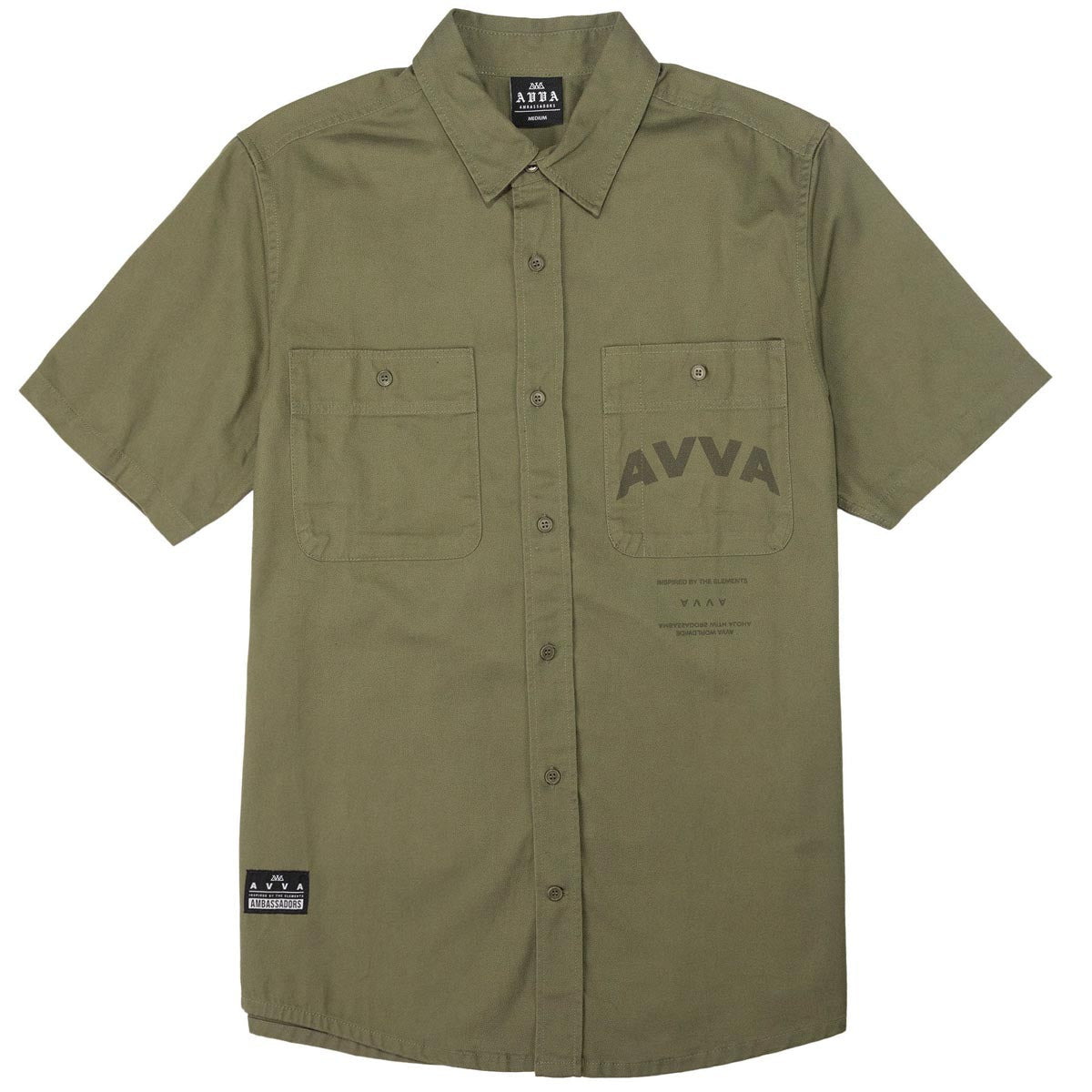 AVVA Foundry Workwear Shirt - Army