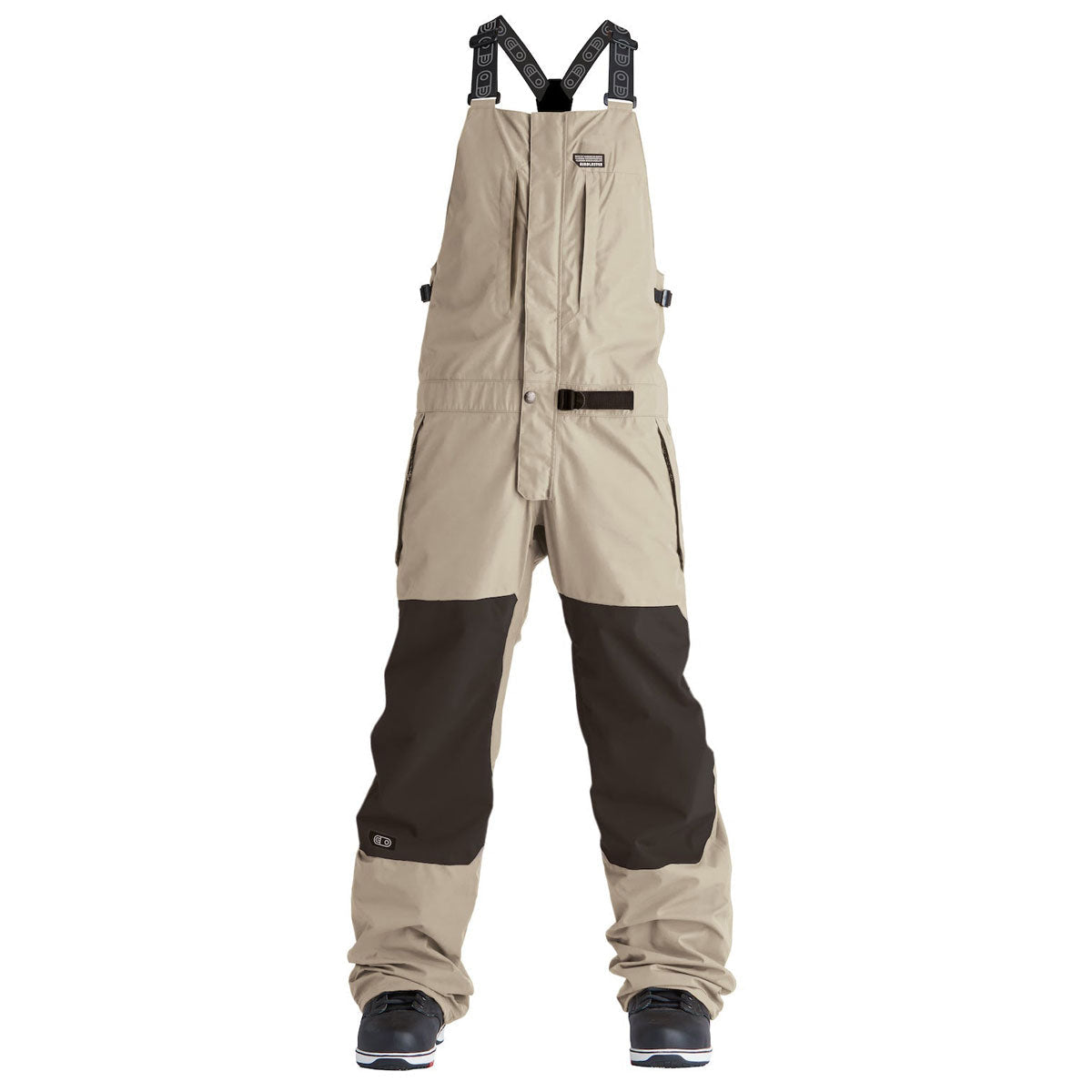 Airblaster Stretch Krill 2024 Bib Snowboard Pants - Sand