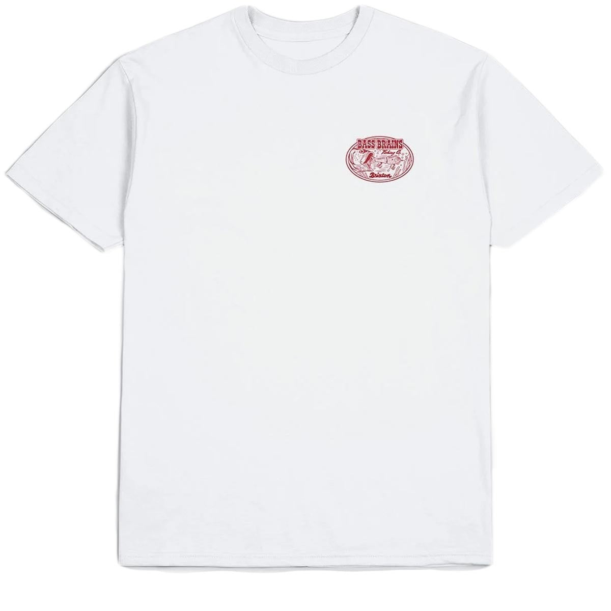 Brixton Bass Brains Swim T-Shirt - White