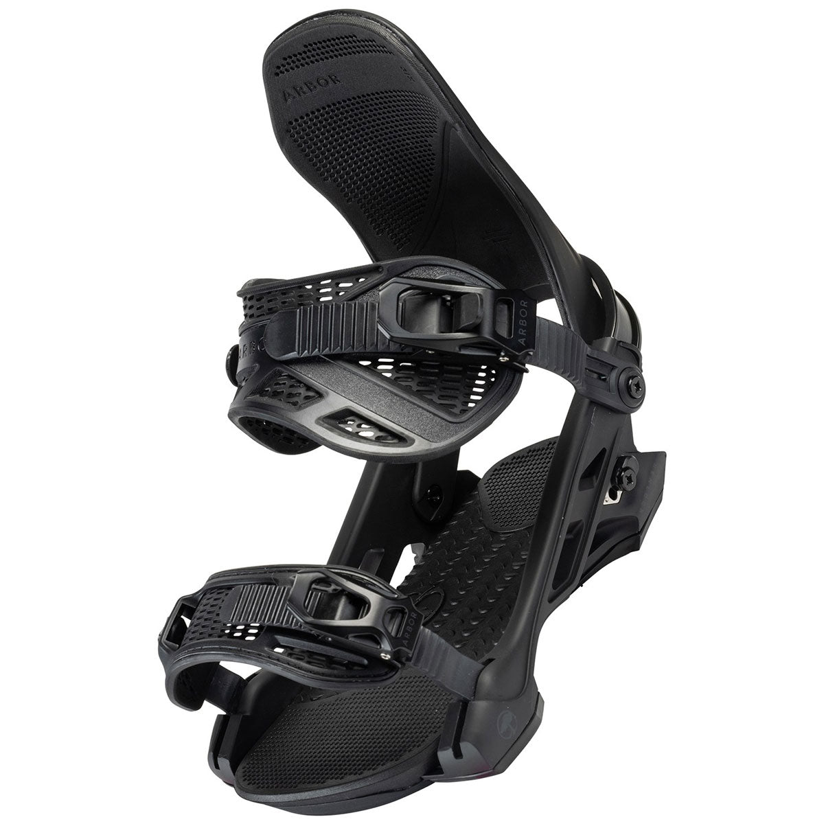 Arbor Hemlock 2024 Snowboard Bindings - Black