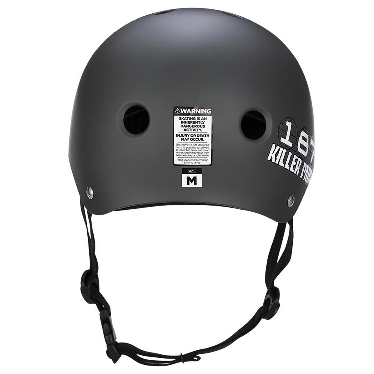 187 Pro Skate With Sweatsaver Liner Helmet - Matte Charcoal