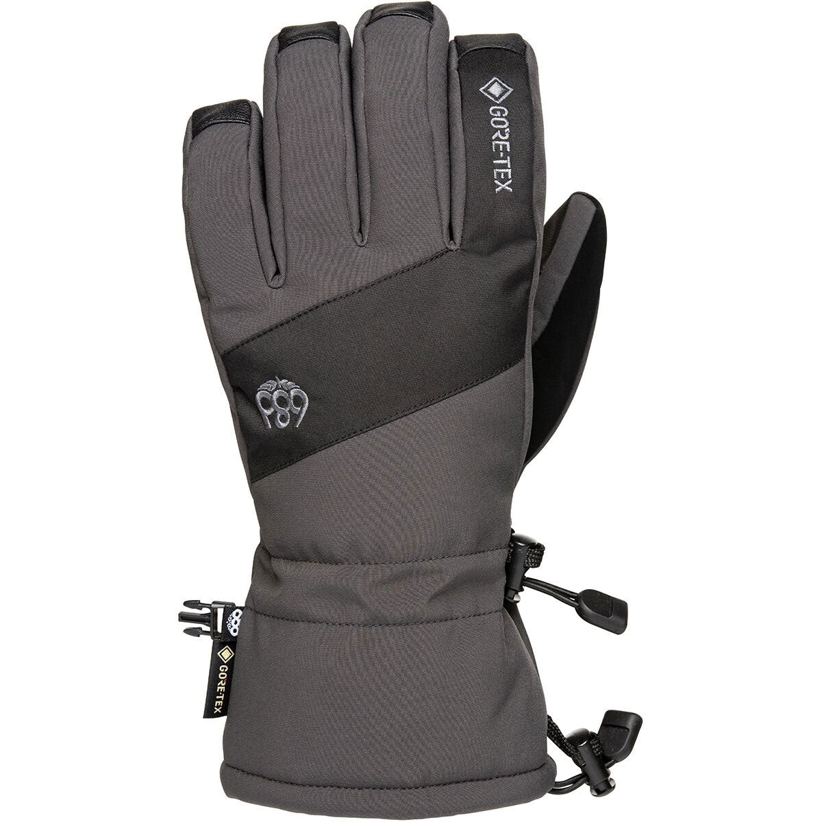 686 Gore-tex Linear Snowboard Gloves - Charcoal