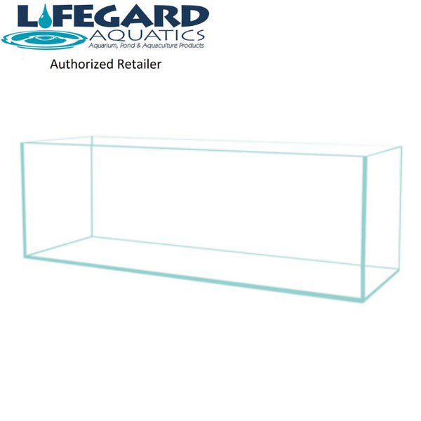 Lifegard 16 Gallon Long 45° Degree Low Iron Ultra Clear Bookshelf Aquarium - 33.85 x 9.84 x 11