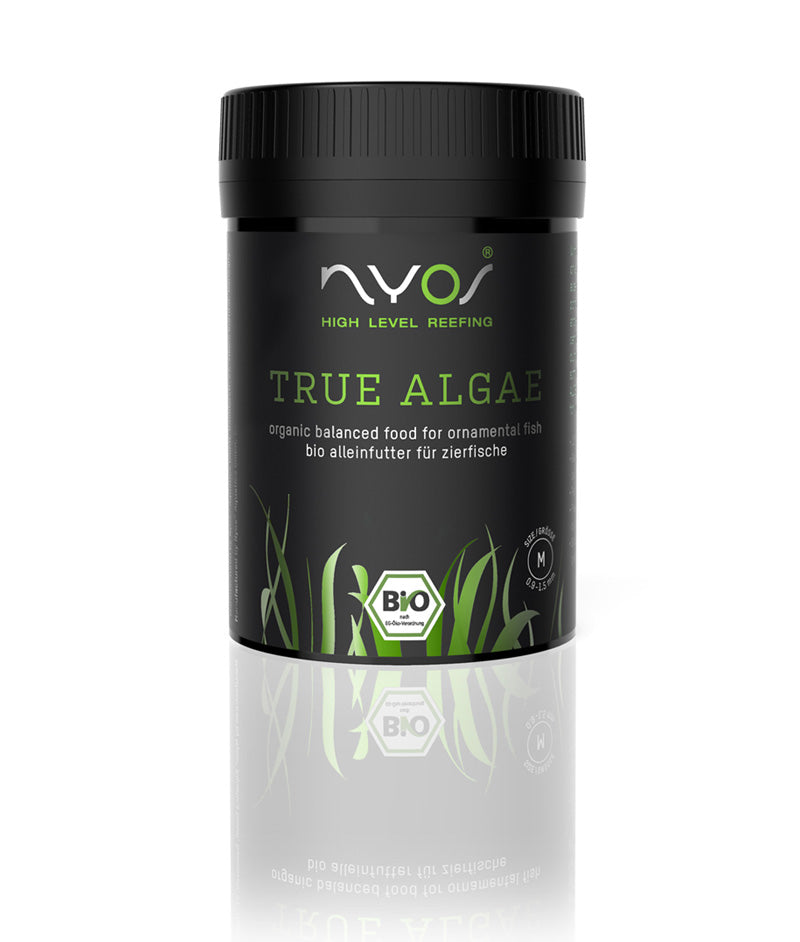 Nyos True Algae Organic Fish Food - 2.5 oz (120ml / 72g)
