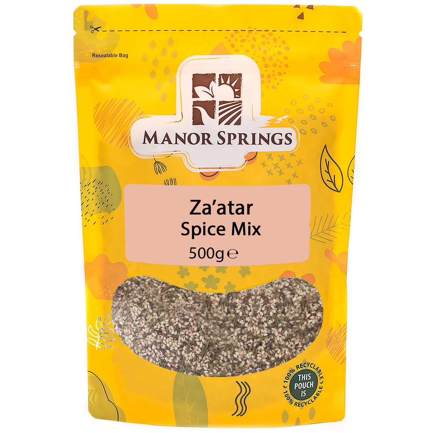 Zaatar Spice Mix Manor Springs Organic