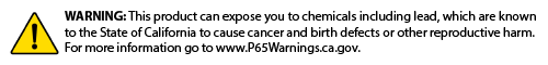 P65 Warning