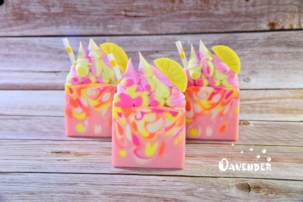 Pink Lemonade Soap Oavender Handmade Soap 1077