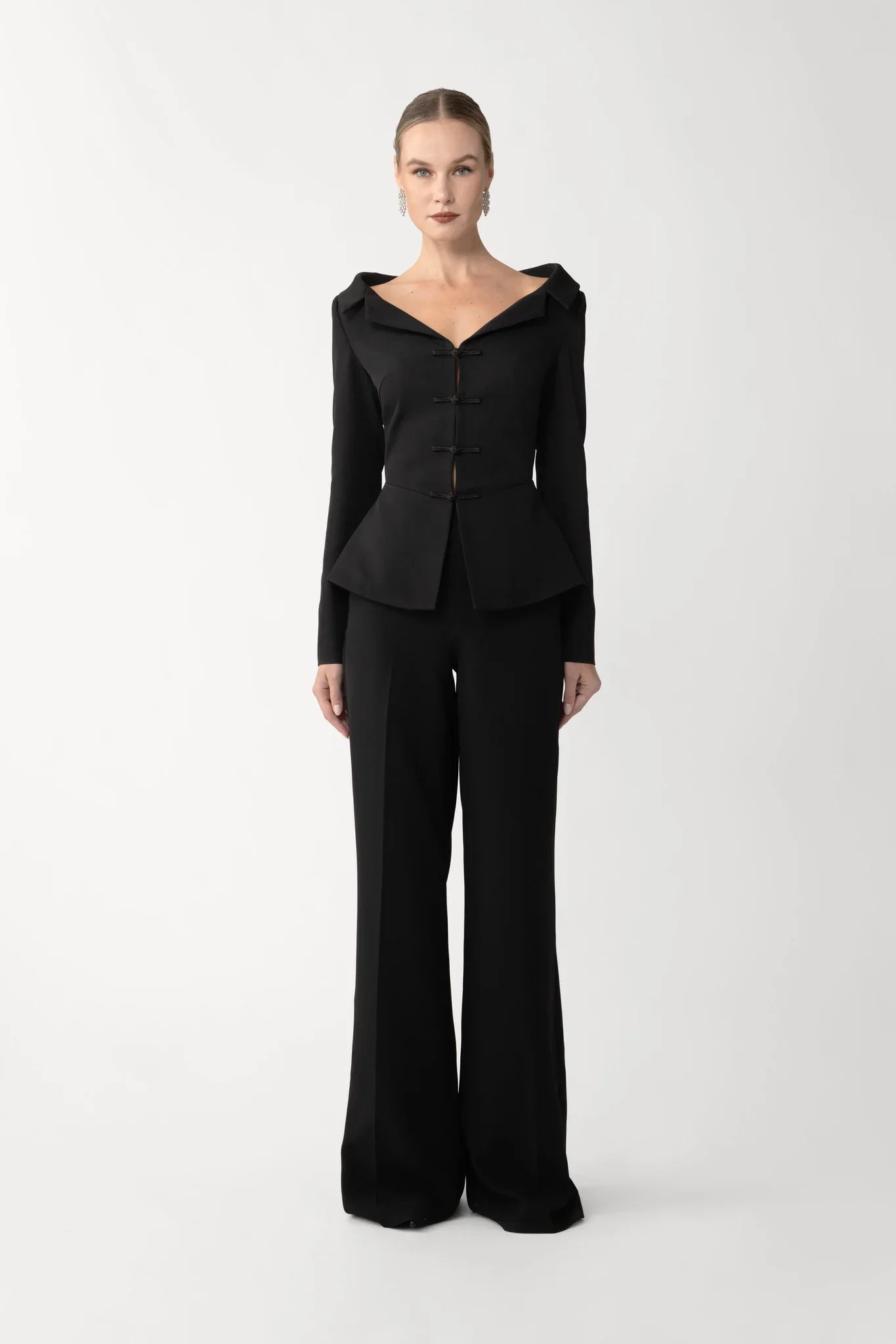 Sau Lee Niope Crepe Pant In Black
