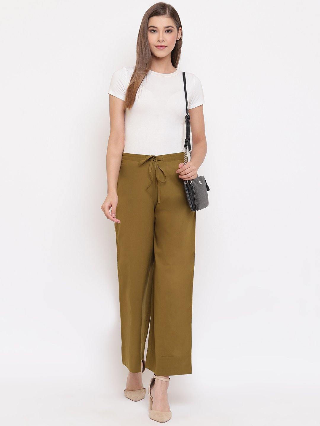 geen pure cotton palazzo pant btm048-1
