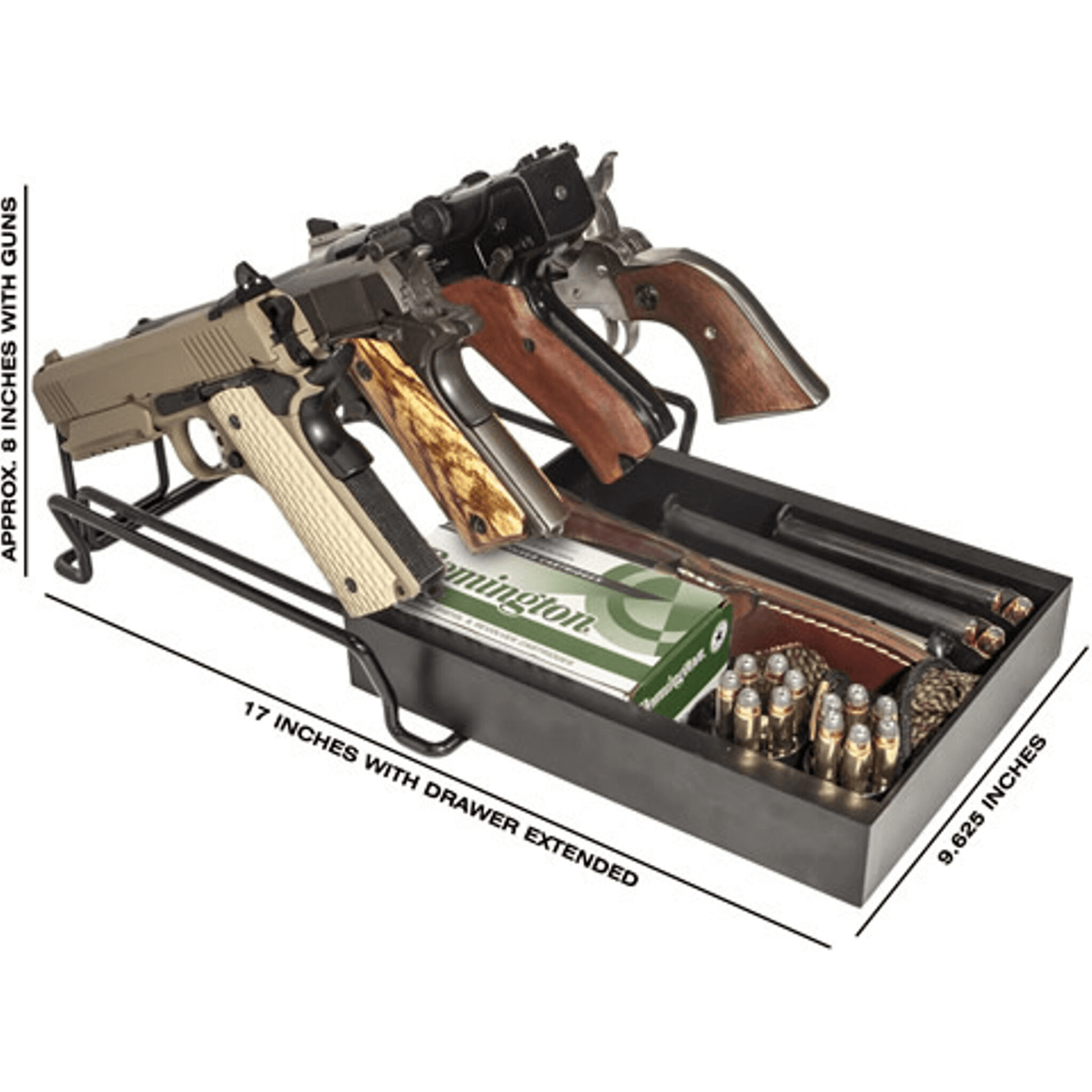 Gun Storage Solutions Starter 40-Pack Rifle Rod Kit & Shelf Liner