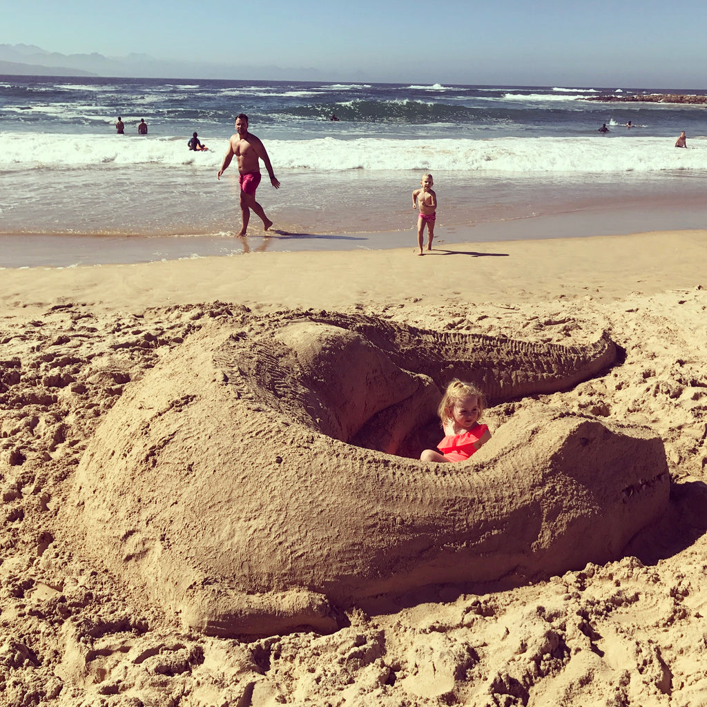 Plett Main Beach - Sandsculpture