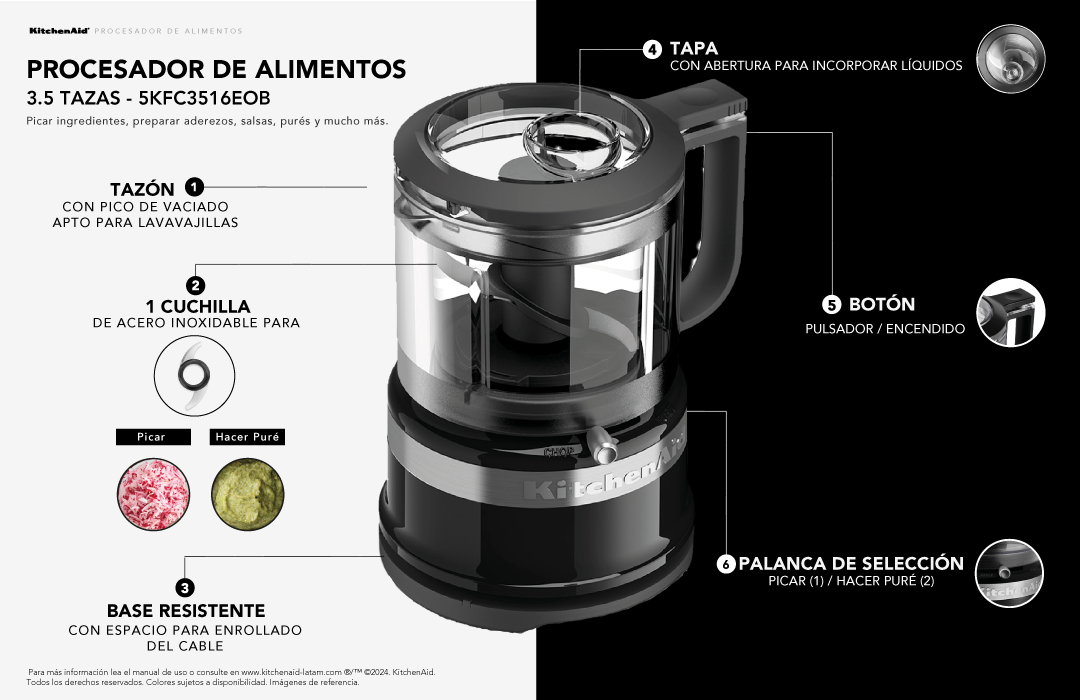 Descripcion de producto KitchenAid®