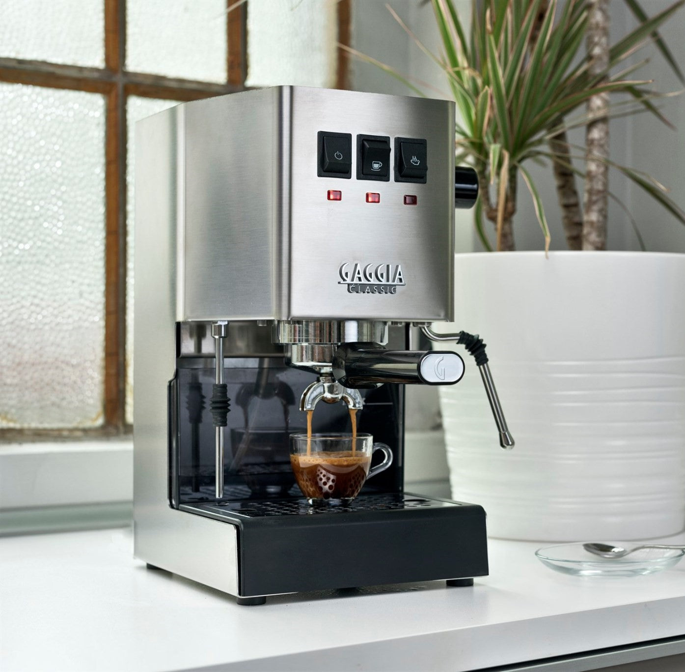 Cafetera espresso Ariete Moderna con molinillo de café integrado