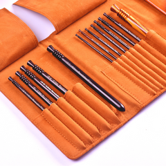 Revolution Fibers Ebony Crochet Hooks Set 13 PC - Wide