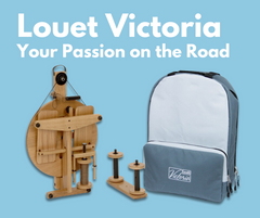 Louet Victoria Spinning Wheel - Travel Ready