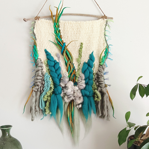"Underwater" Wall Hanging by Becca Wilkinson