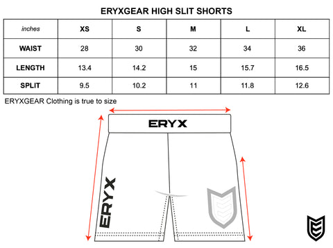 Eryx High Split Shorts