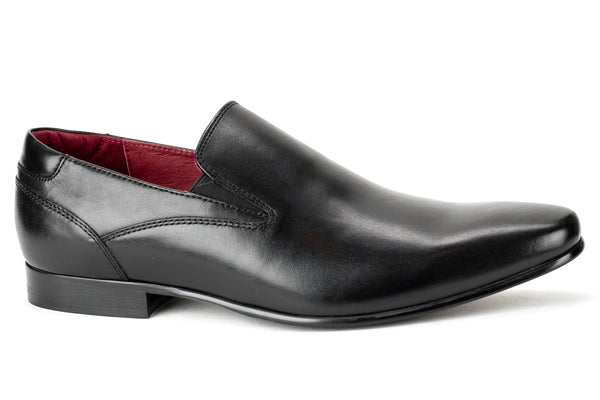 Harrisburg - Regal Men's Dress Black Leather Safiano Lace Shoe