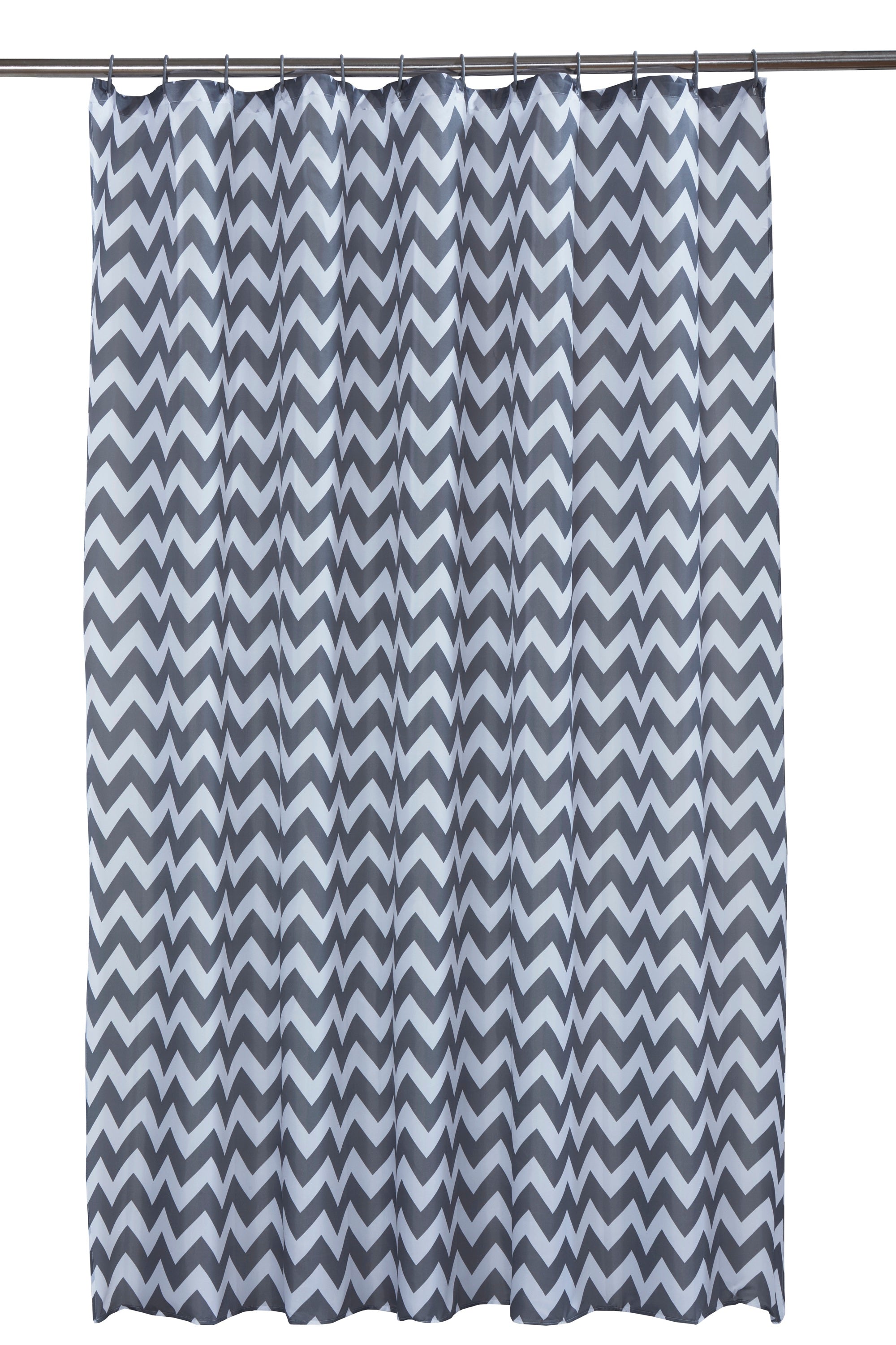 chevron print shower curtain