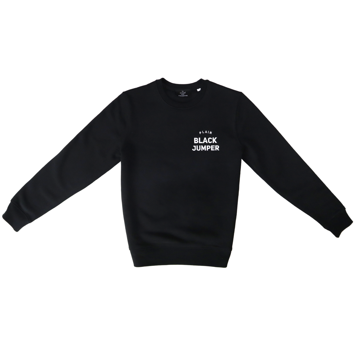 Plain™ Black Jumper (Tracksuit) – The Plain Shop