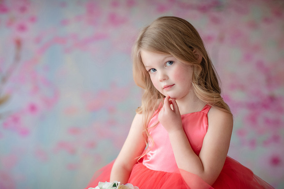 Cherry Blossom Backdrop | Image by April Massad