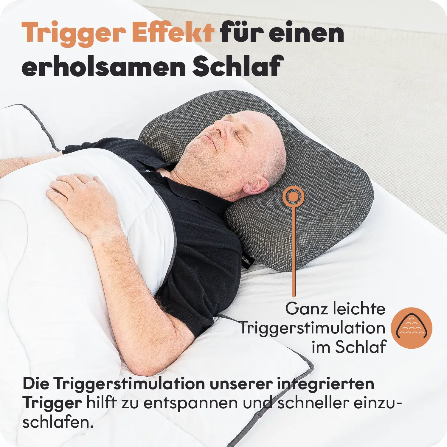 Das TMX TRIGGER PILLOW BASIC mit Trigger-Effekt zur Entspannung