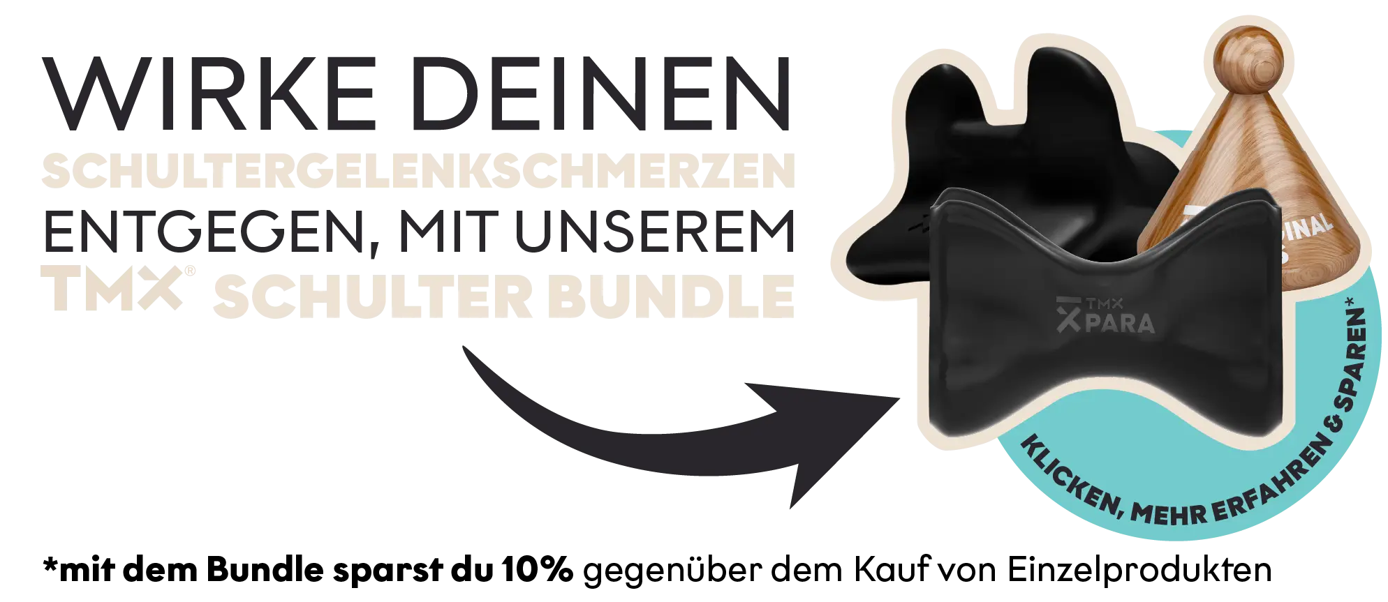 Die TMX Produktempfehlung bei Schultergelenkschmerzen: Das TMX Schulter Bundle