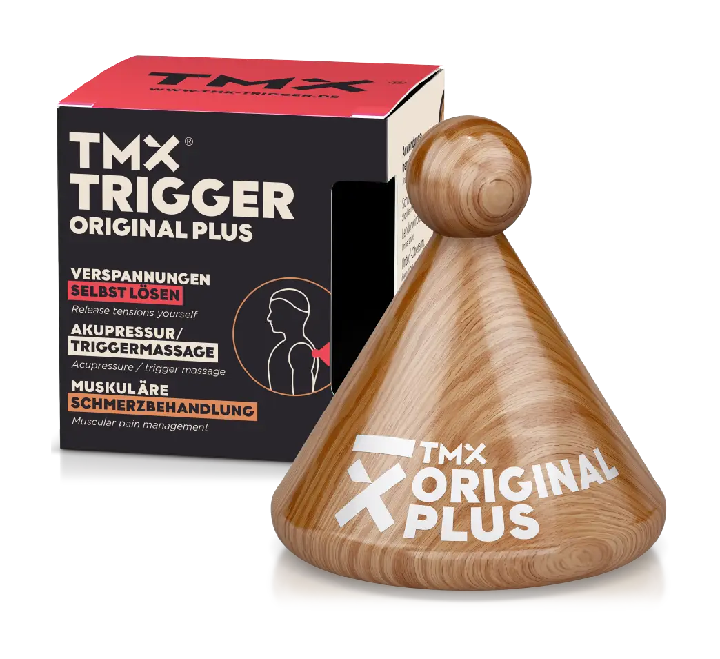 Der TMX SCHULTER- und ARMTRIGGER - Produkt und Verpackung