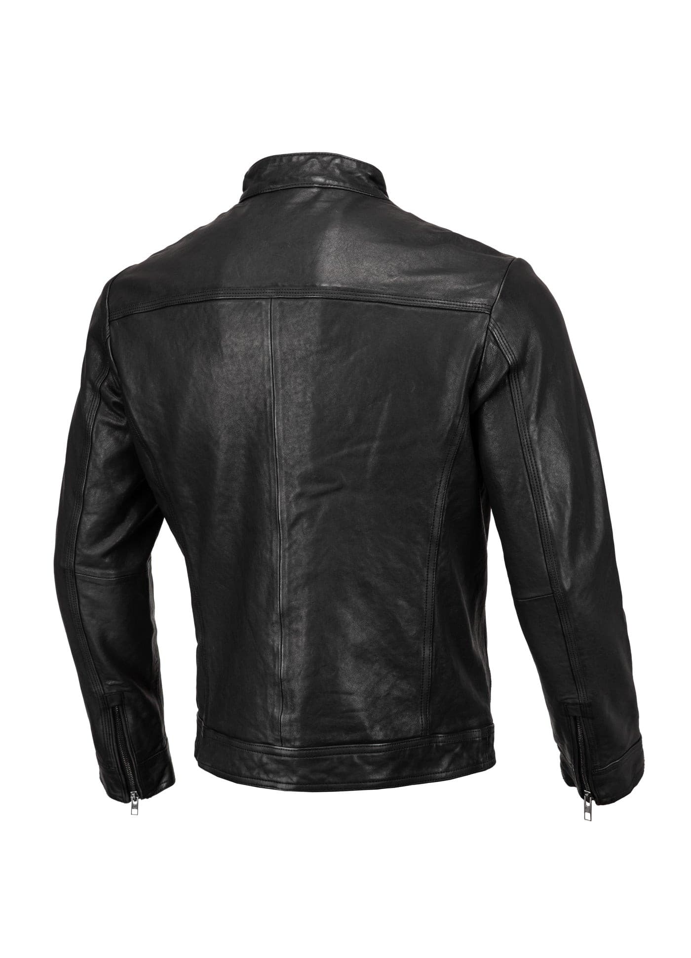 HOOPER Black Leather Jacket