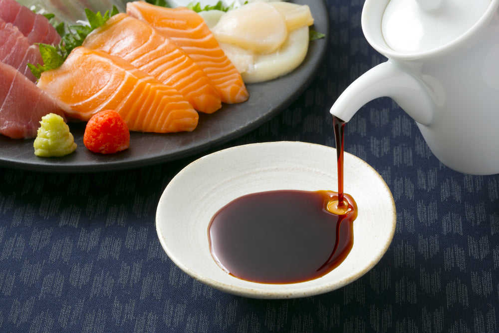 Sashimi Trio 刺身 - 0.5 lb each Salmon, Ahi Tuna, and Hokkaido Scallops