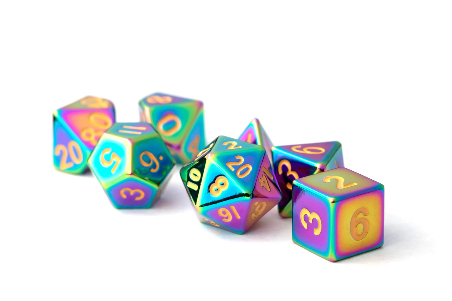 MDG 16mm Metal Polyhedral Dice Set