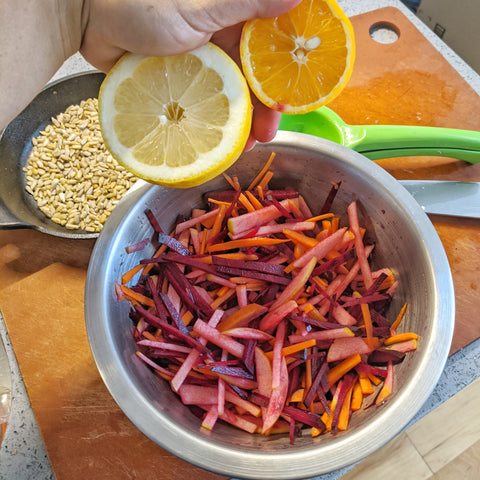 Beet Apple Carrot Fall Salad