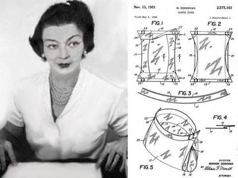 Patent Nateen ADL Marion Donovan inventor super absorbent ADL moisture nappy rash