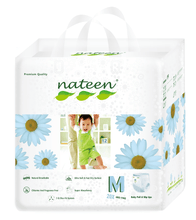 Load image into Gallery viewer, nateen biodegradable diaper pullups wet wipes for babies sustainable eco-friendly medium 20 pull-ups potty training soft
