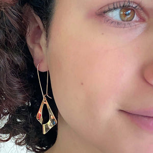 Small Spike Earrings - Gold Jewelry | Victoria BEKERMAN Pair of Earrings
