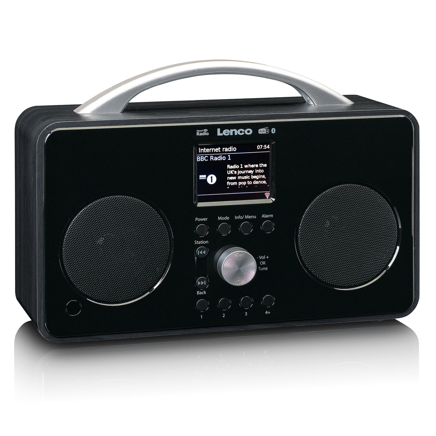 Lenco PIR-645BK - Internet, DAB, FM radio, Bluetooth®, RC – Lenco-Catalog