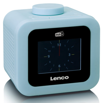 Lenco CR-620BU - DAB+/FM Clock Radio with colour display - Blue