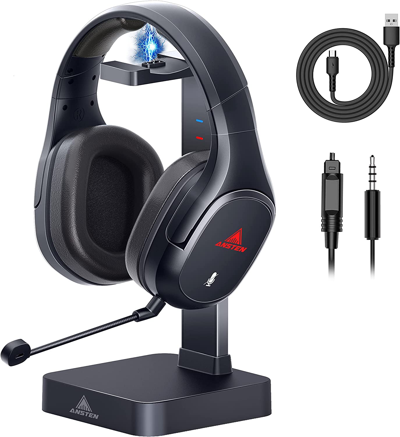 Beperken Moment regiment Wireless Gaming Headset for PC/PS4/PS5/Switch, ANSTEN Game Headphones –  Ansten TV Headphones