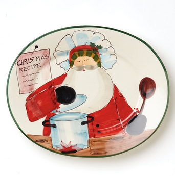 Old St. Nick Oval Platter