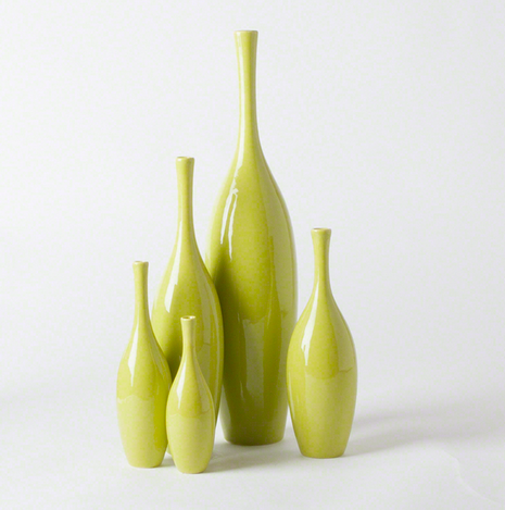 Juggler Vases - Key Lime - Color Scheme Monday - A Bushel and A Peck - Pezzo Bello Interiors