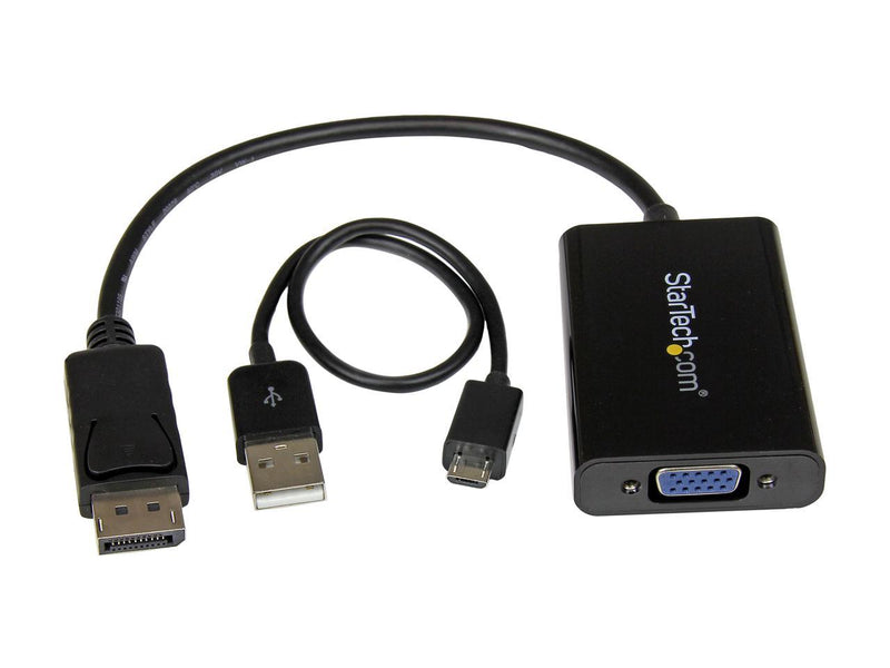 StarTech.com DP2VGAA DisplayPort to VGA Adapter with Audio - DP to VGA Converter - 1920x1200