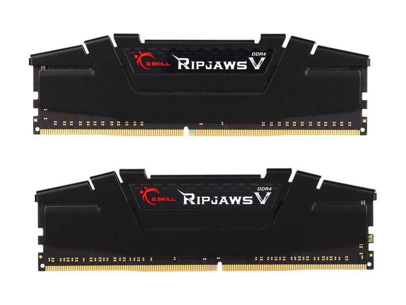G.SKILL Ripjaws V Series 16GB (4 x 4GB) 288-Pin DDR4 SDRAM DDR4 3200 (PC4 25600) Desktop Memory Model F4-3200C16Q-16GVKB