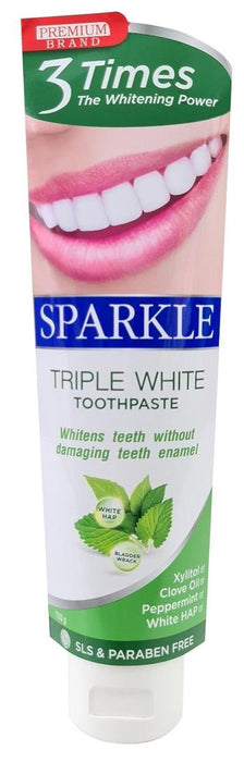 sparkle triple white toothpaste