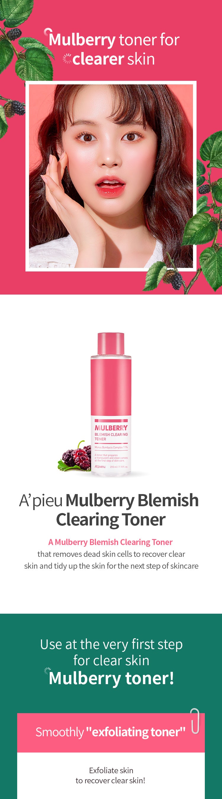 A'PIEU_Mulberry Blemish Clearing Toner 210ml_1