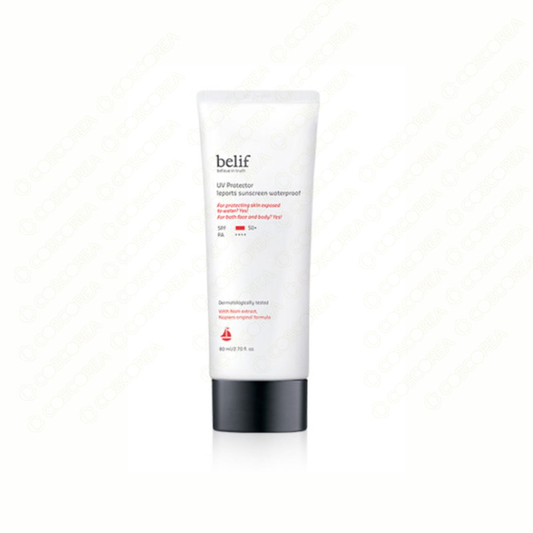 Belif_UV Protector Leports Sunscreen Waterproof 80ml_1