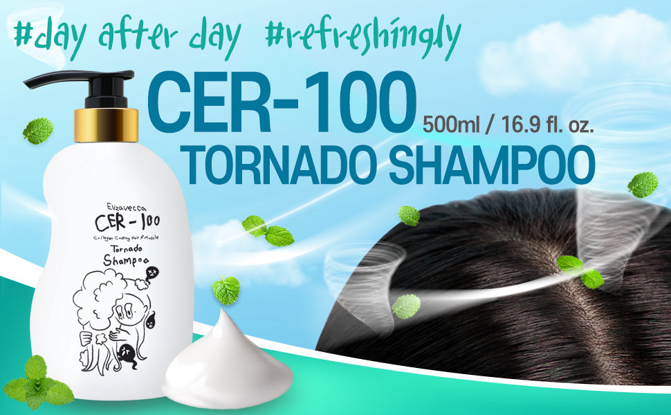 Elizavecca_CER-100 Collagen Coating Hair Muscle Tornado Shampoo 500ml_1
